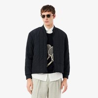 LACOSTE 欧洲直邮自营Lacoste法国鳄鱼 男士藏青色防泼水轻质绗缝棉服