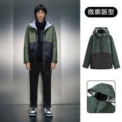 GXG 男装 2026冬季休闲连帽两件套冲锋衣夹克GEX12126854