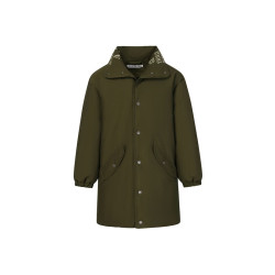 Acne Studios 秋冬新品男士 休闲宽松印花立领羽绒服夹克外套男 礼物 军绿色 44