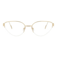 卡地亚 Cat Eye-Frame Metal Optical Frames 卡地亚镜架