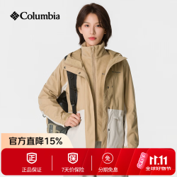 哥伦比亚 26男女秋冬户外防水保暖抓绒内胆三合一冲锋衣WE6690/WE4505 XR4388/214/女款 L