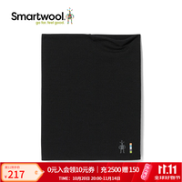 Smartwool 100%美利奴羊毛脖套户外骑行面罩双面佩戴保暖围脖7071 黑色001 通用尺码