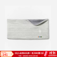 Smartwool 100%美利奴羊毛户外双面头带运动骑行止汗带保暖滑雪发带C969 间灰条纹P98（新品） 均码