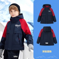 Levi's 儿童风衣男女童外套2026秋冬季青少年户外衣