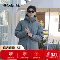 哥伦比亚 26秋冬男羽绒服户外热能鸭绒保暖防水650蓬外套WE5825 342 L