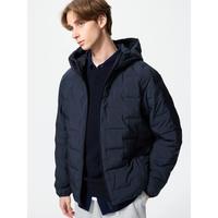 移动端：优衣库 日本直邮Uniqlo/优衣库 中长款加厚连帽棉服 男女同款 470118-69
