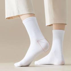 红糖年糕 男女透气吸汗棉袜休闲运动袜四季百搭 6双装