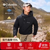 哥伦比亚 26秋冬羽绒服男户外金点f防水热能保暖700蓬鸭绒羽绒服XE5842 011 L