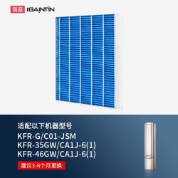 简庭 适配美的COLMO空调滤网KFR-G/C01-HEPA滤芯35/46GW/CA1J-6(1)