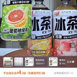 元气森林 冰茶一瓶4.1