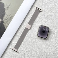 贝菲特 星光色系列Apple Watch表带合集 不锈钢苹果手表表带新款金属细款磁吸适用iWatch9手表带S8小众SE女款567夏日