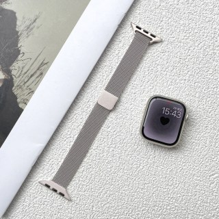 贝菲特 星光色系列Apple Watch表带合集 不锈钢苹果手表表带新款金属细款磁吸适用iWatch9手表带S8小众SE女款567夏日