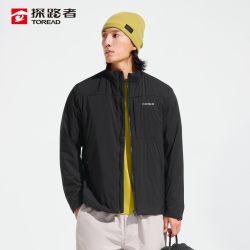 探路者 绵羊毛棉服男秋冬保暖防泼水透气轻盈运动立领棉衣外套