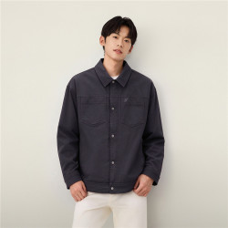 佐丹奴 G+棉衣外套男2026秋冬新款刺绣多口袋翻领棉服夹克01076736