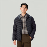 移动端：佐丹奴 排骨棉服夹克男秋冬新款轻量保暖连帽插肩棉衣外套01076604