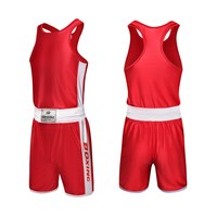 康瑞拳击服装散打衣服泰拳男套装训练ufc自由搏击t恤短裤武术成人