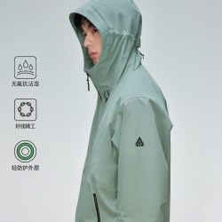 杰克琼斯 AT系列26秋男装户外软壳夹克外套连帽上衣