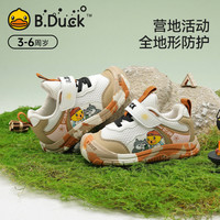 B.Duck 童鞋2026春春新款儿童包头软底透气小童鞋机 米/驼 24 码