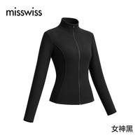 移动端：MISSWISS WT26003 双面暖绒立领修身短外套