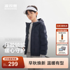 波司登 26秋新款儿童羽绒服5A抗菌4防中大童外套薄款男女短款连帽 钛