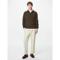 优衣库 日本直邮UNIQLO优衣库 FW26 简约舒适舒芙蕾针织长袖Polo衫 男款