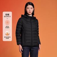 坦博尔 可脱卸帽轻薄羽绒服女中老年装蓄热保暖外套