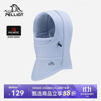 伯希和 [P系列]户外抓绒冷帽登山滑雪防风防寒帽子男女面罩165034027男紫