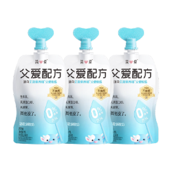 简爱 父爱配方原味酸奶100g*12袋+赠100g*3杯