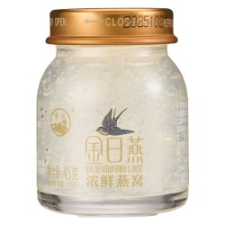 金日 牌浓鲜燕窝45g/瓶滋补营养品无加冰糖即食燕窝