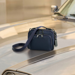 TUMI VOYAGEUR女士小巧简约斜挎包 墨蓝色