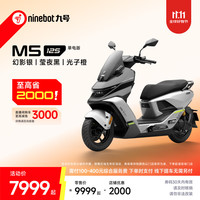 九号 M5 125 锂电池 幻影银 电动摩托车