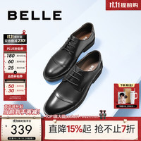 百丽 3UX01CM9A 男士正装鞋 黑单里 40