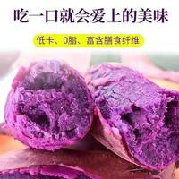 京喜加 正宗湖北紫罗兰糖心紫薯2斤 软糯香甜生鲜蔬菜新鲜源头直发 新鲜沙地紫薯2斤