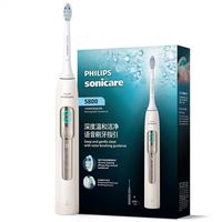 飞利浦（PHILIPS）钻石5系智能语音Ai导航电动牙刷HX5681/02 骨传导声学科技