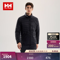 HELLY HANSEN, HH HELLY HANSEN, H/H海丽汉森hh26秋冬户外可打包轻薄鹅绒排骨立领羽绒服 黑色 L