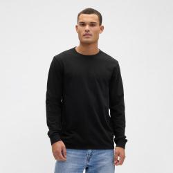 Gap 男女装春款基础款纯棉圆领常规长袖T恤上衣美版795651