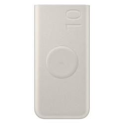 三星（Samsung）10000毫安25w 无线充移动电源EB-U2510（米白色）