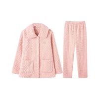 芬腾 加厚暖绒睡衣套装 2件装