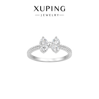 XUPING旭平首饰 合金戒指女2026新款四叶蝴蝶戒指  蝴蝶戒指/不可调节 7码