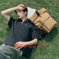 阿颂 大容量尼龙卷双肩背包轻便旅行书包