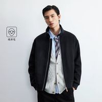 88VIP：杰克琼斯 纯羊毛哈灵顿毛呢 秋冬新大衣保暖立领短款夹克外套男士