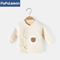 PAPA LEMON 柠檬爬爬婴儿冬装夹棉马甲连体衣