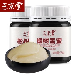 三京堂 椴树蜂蜜黑蜂结晶椴树蜜农家自产土蜂蜜雪蜜白蜜蜂巢蜜