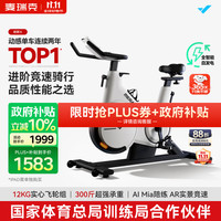 麦瑞克 自发电 动感单车  12KG飞轮组-自发电-米白色