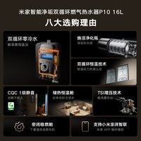 米家 JSQ30-MJ06 小米米家燃气热水器16L P10 净垢双循环天然气家用零冷水恒温降噪