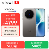 vivo X300s 12GB+256GB 钛黑 蔡司2亿超级主摄 蔡司APO超级长焦 144Hz蔡司大师色彩屏 拍照 AI手机