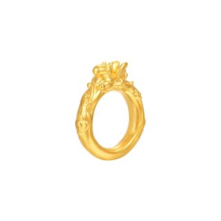移动端、88VIP：明牌珠宝 马上有钱花硬金串珠 黄金驮金小马足金隔离转运珠AFP1509