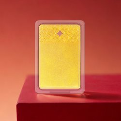 金至尊 平安无事牌黄金金章收藏送礼男女同款足金999金条10g20g