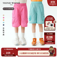 TEENIE WEENIE Kids小熊童装26年新款男女童宝宝防晒凉感工装短裤 深粉色 150 c
