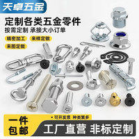 天卓 五金 定制螺丝螺母-内六角异性黄铜紫铜不锈钢螺杆